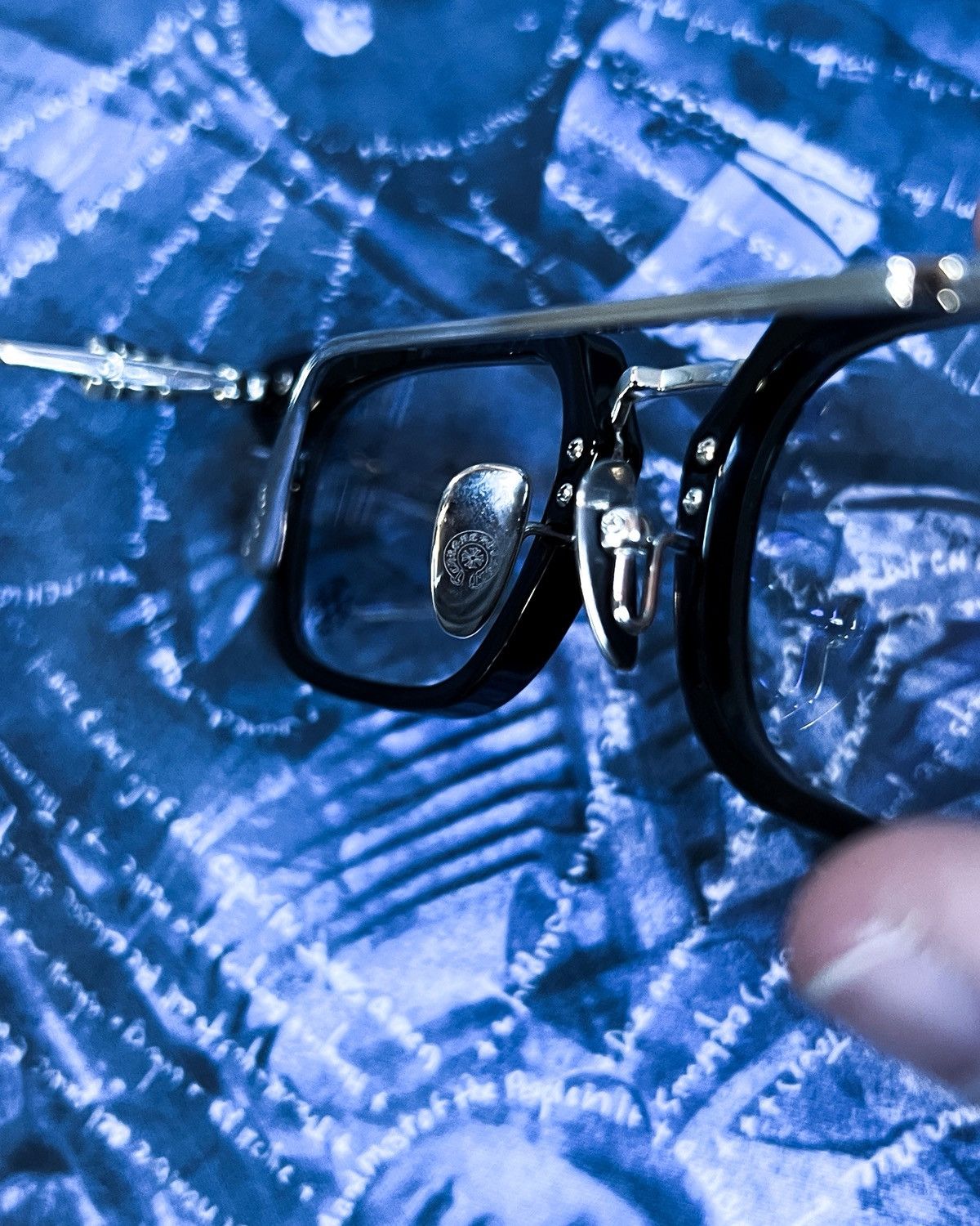 Chrome Hearts ‘SNAT’ SILVER DAGGER GLASSES Size ONE SIZE - 7 Thumbnail