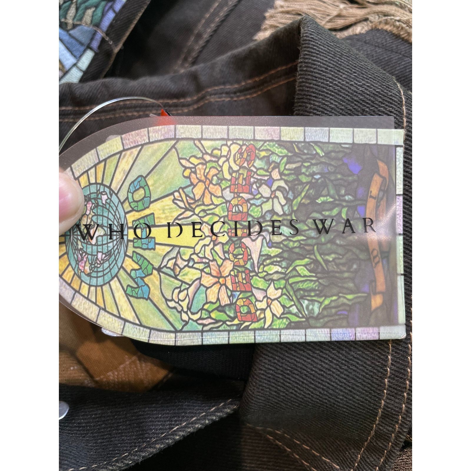 Who Decides War Who Decides War x Barriers Monument Denim Jacket 'Coal' Size US S / EU 44-46 / 1 - 7 Thumbnail