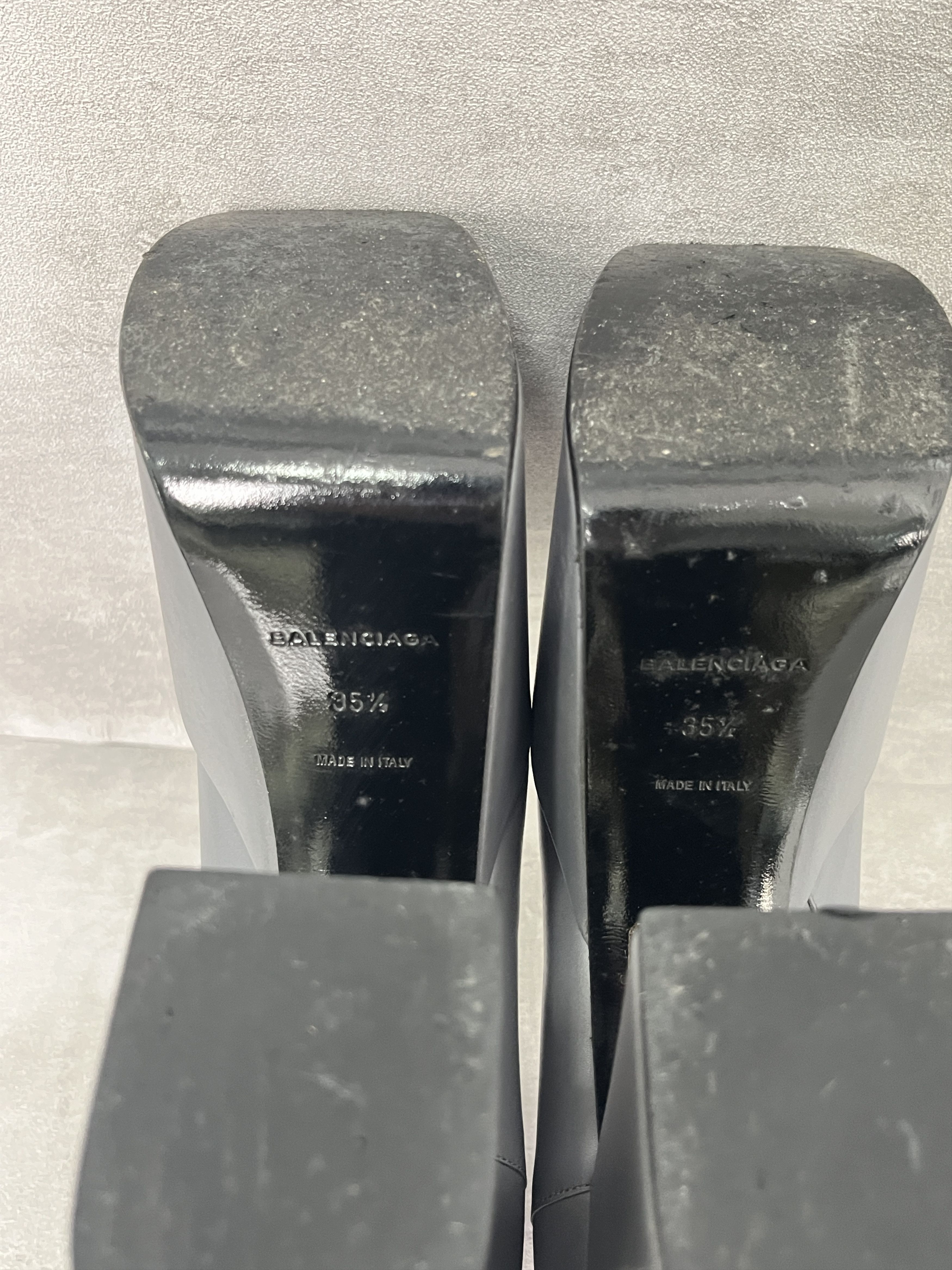 Balenciaga Balenciaga Grey Platform Boots Size US 4.5 / IT 34.5 - 6 Thumbnail
