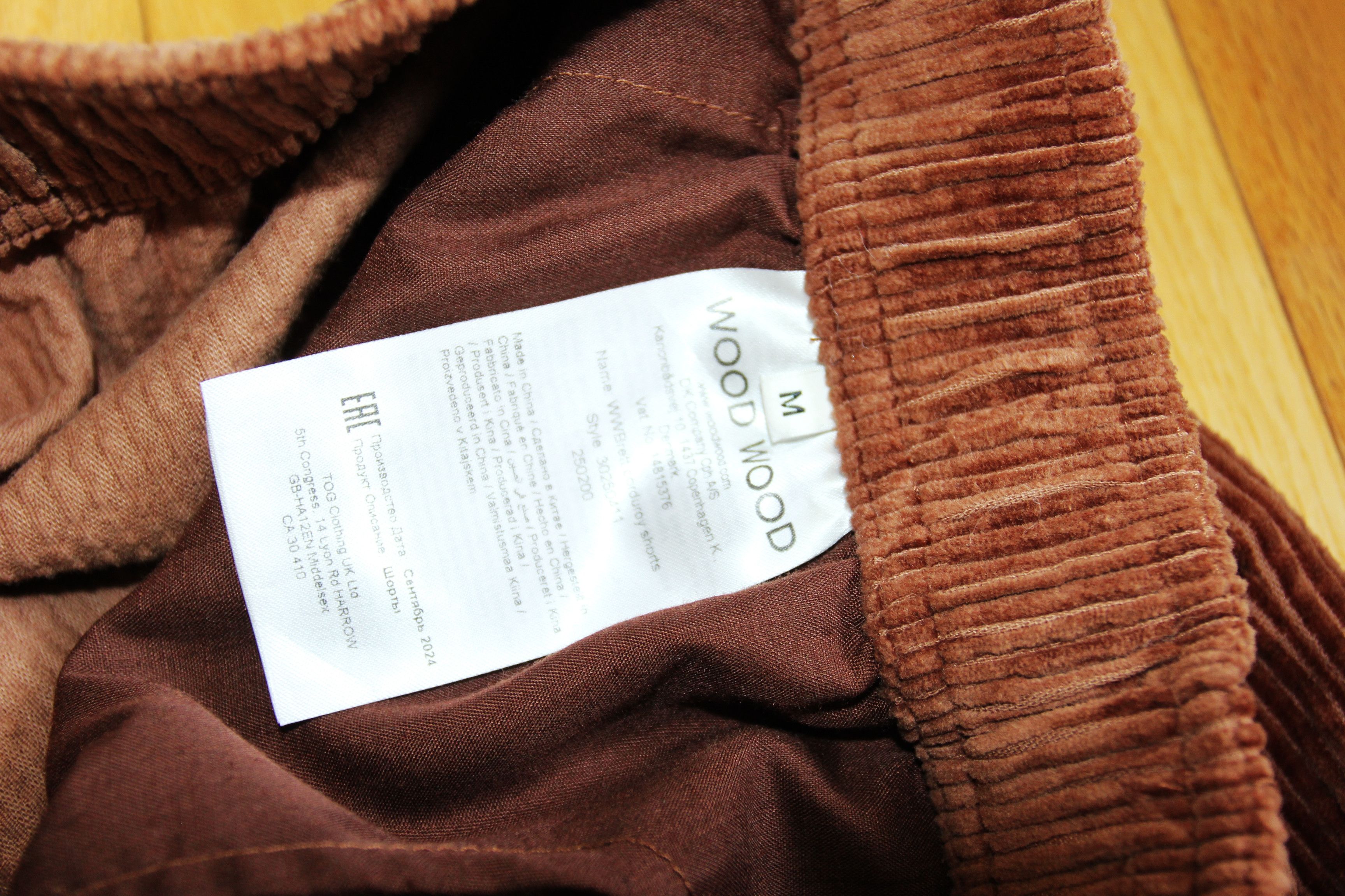 Wood Wood BNWT SS25 WOOD WOOD BRETT CORDUROY SHORTS M Size US 32 / EU 48 - 8 Thumbnail