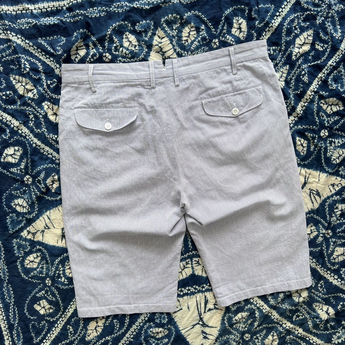 Comme des Garcons × Comme des Garcons Homme × Junya Watanabe COMME des GARÇONS STRIPE SHORTS Size US 35 - 10 Thumbnail
