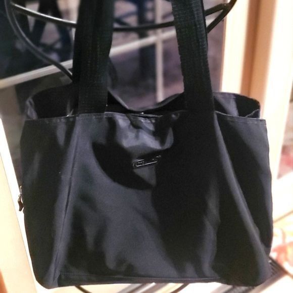 Vintage Baggallini Black Get Carried Away Tote Size ONE SIZE - 1 Thumbnail