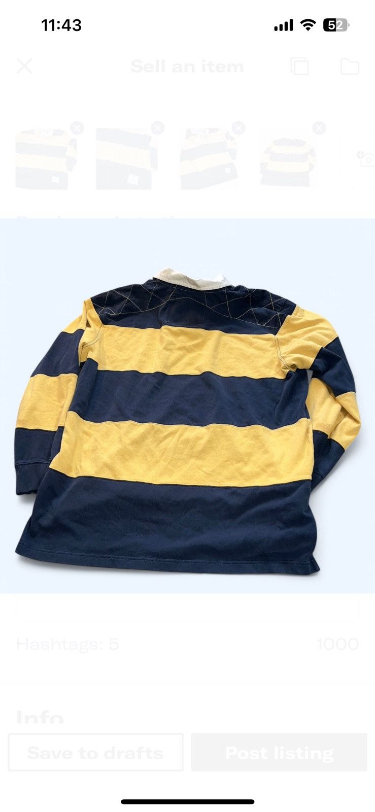 Eddie Bauer Rugby Polo Size US XXL / EU 58 / 5 - 3 Thumbnail