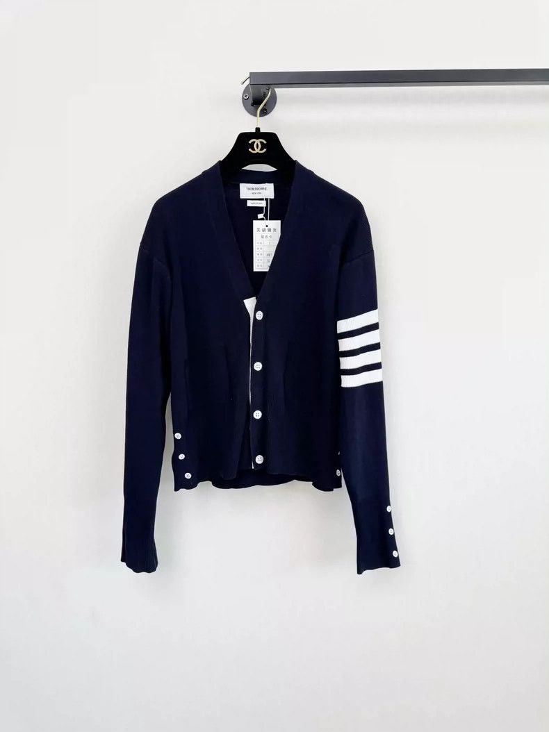 Thom Browne Thom Browne size1 Knitted cardigan Size US S / EU 44-46 / 1 - 1 Thumbnail