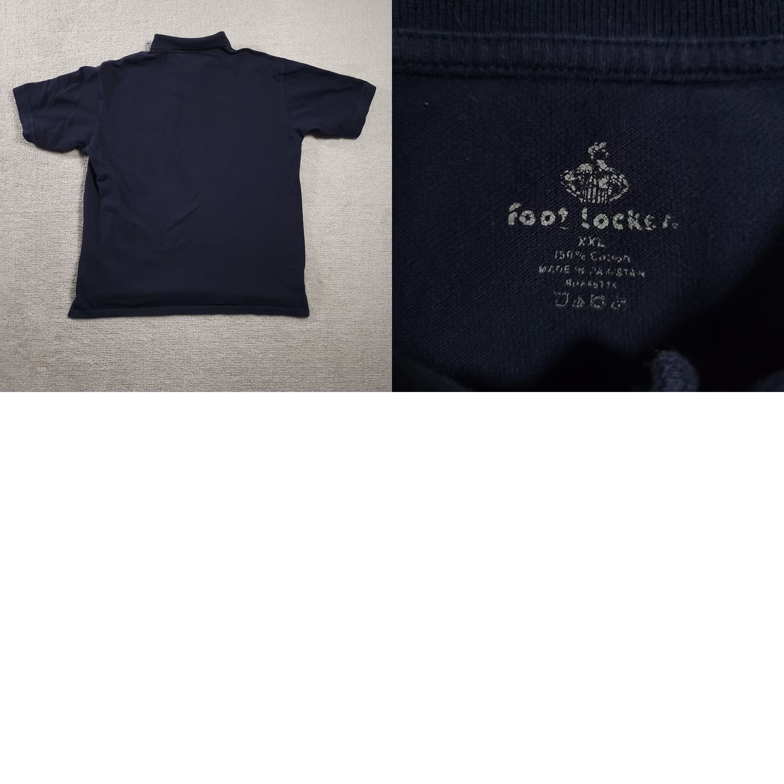 Vintage Footlocker Polo Shirt Mens XXL Blue Short Sleeve Size US XXL / EU 58 / 5 - 8 Thumbnail