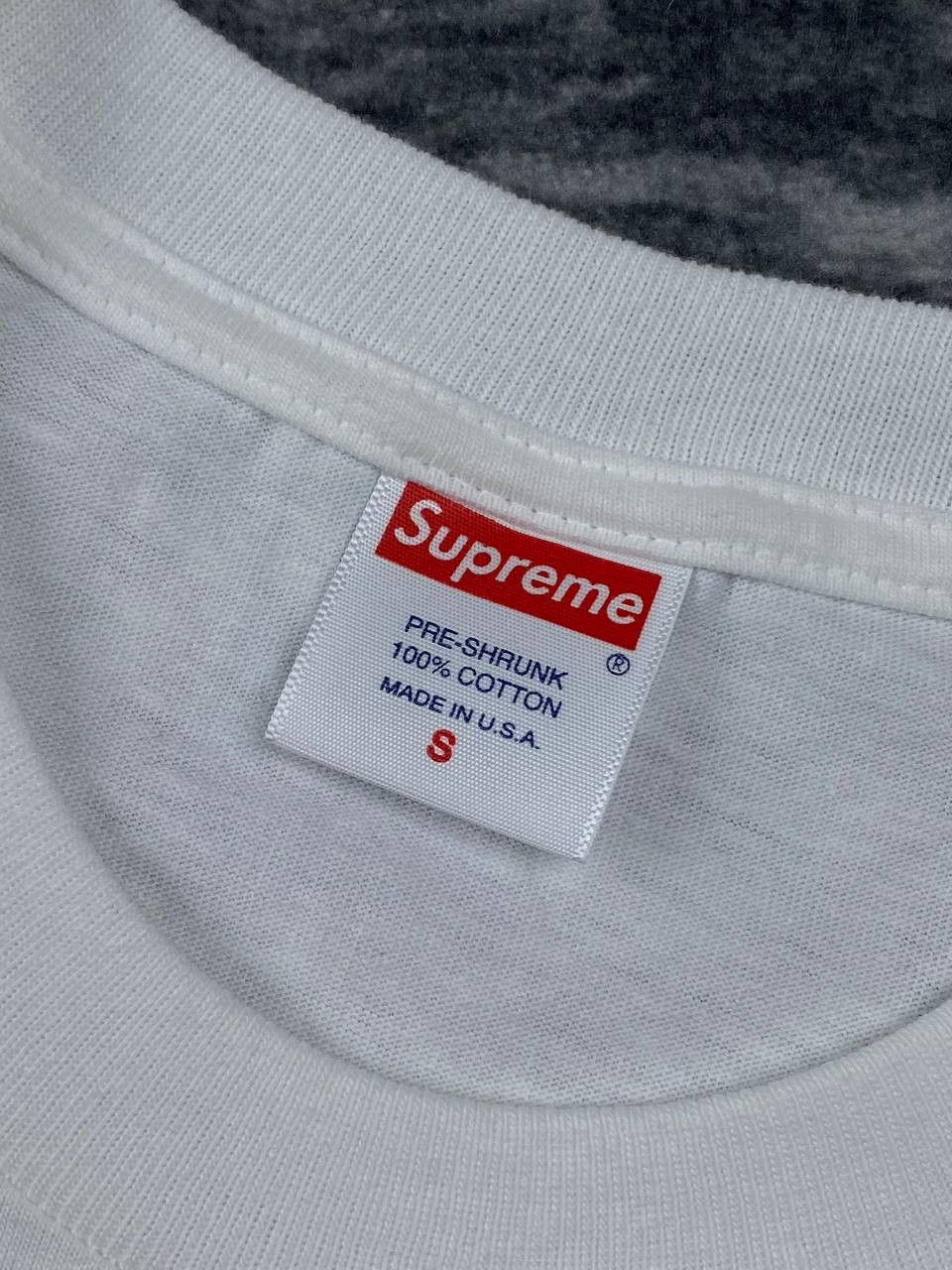 Supreme Supreme Spikes Big Logo T Shirt Men Size S White Size US S / EU 44-46 / 1 - 4 Thumbnail