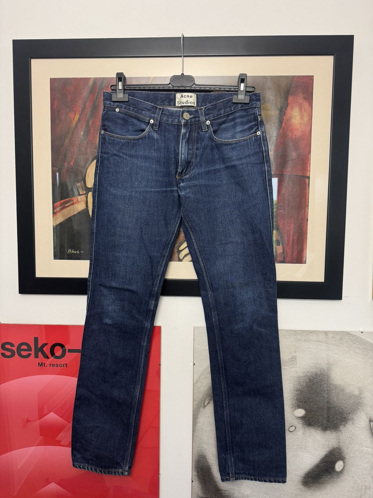Acne Studios Acne Studios Skinny Luxury Quality Denim Slim Jeans Rare Size US 31 - 1 Thumbnail