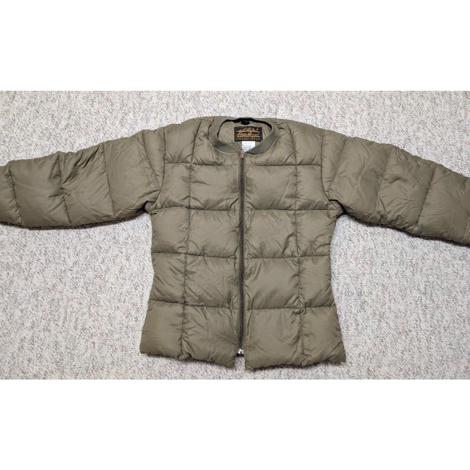 Eddie Bauer VINTAGE Eddie Bauer Jacket Puffer Goose Down USA Green S 36-38 Ripstop Nylon Zip Mens Size US S / EU 44-46 / 1 - 8 Thumbnail