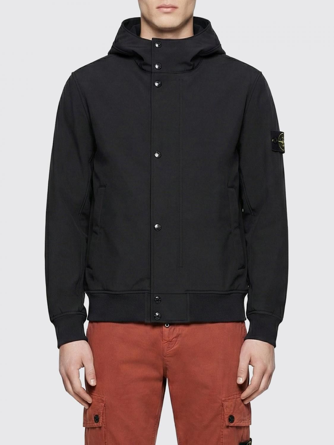 Stone Island Jacket Men Black