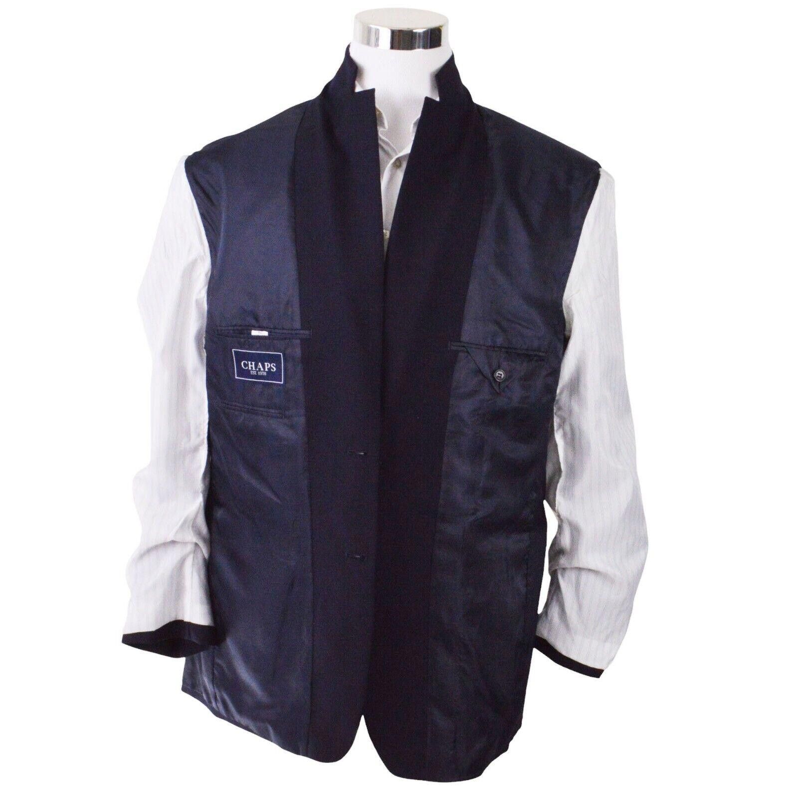 Chaps navy blue blazer best sale