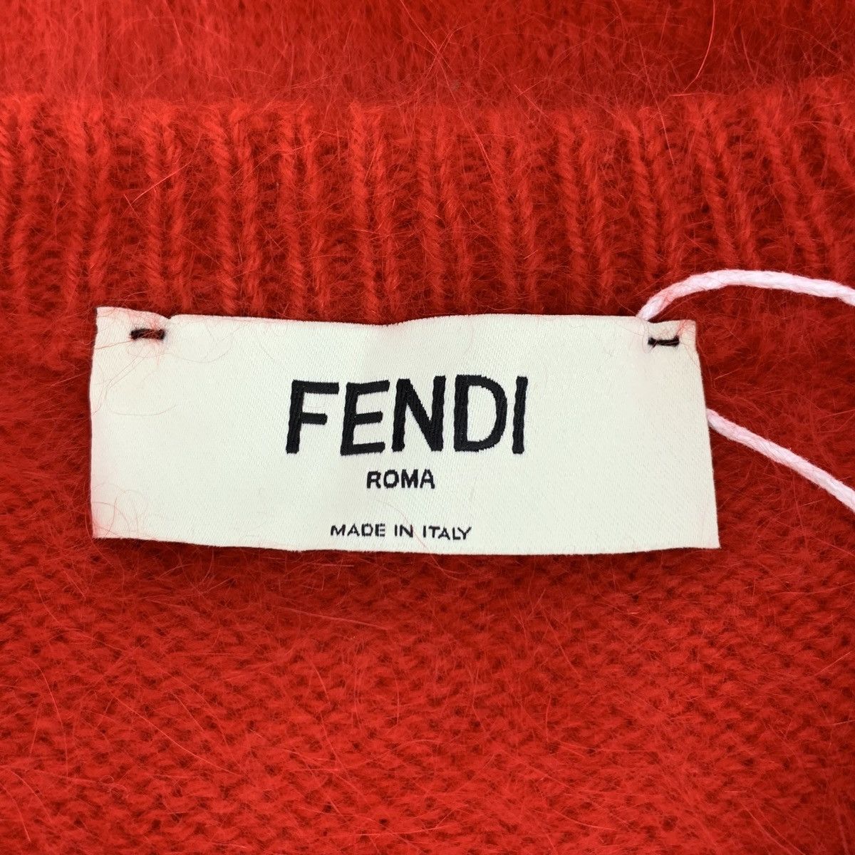 Fendi Fendi Tie Detail Rabbit Fur Long Sleeve Knit Sweater K26WX Size S / US 4 / IT 40 - 5 Thumbnail