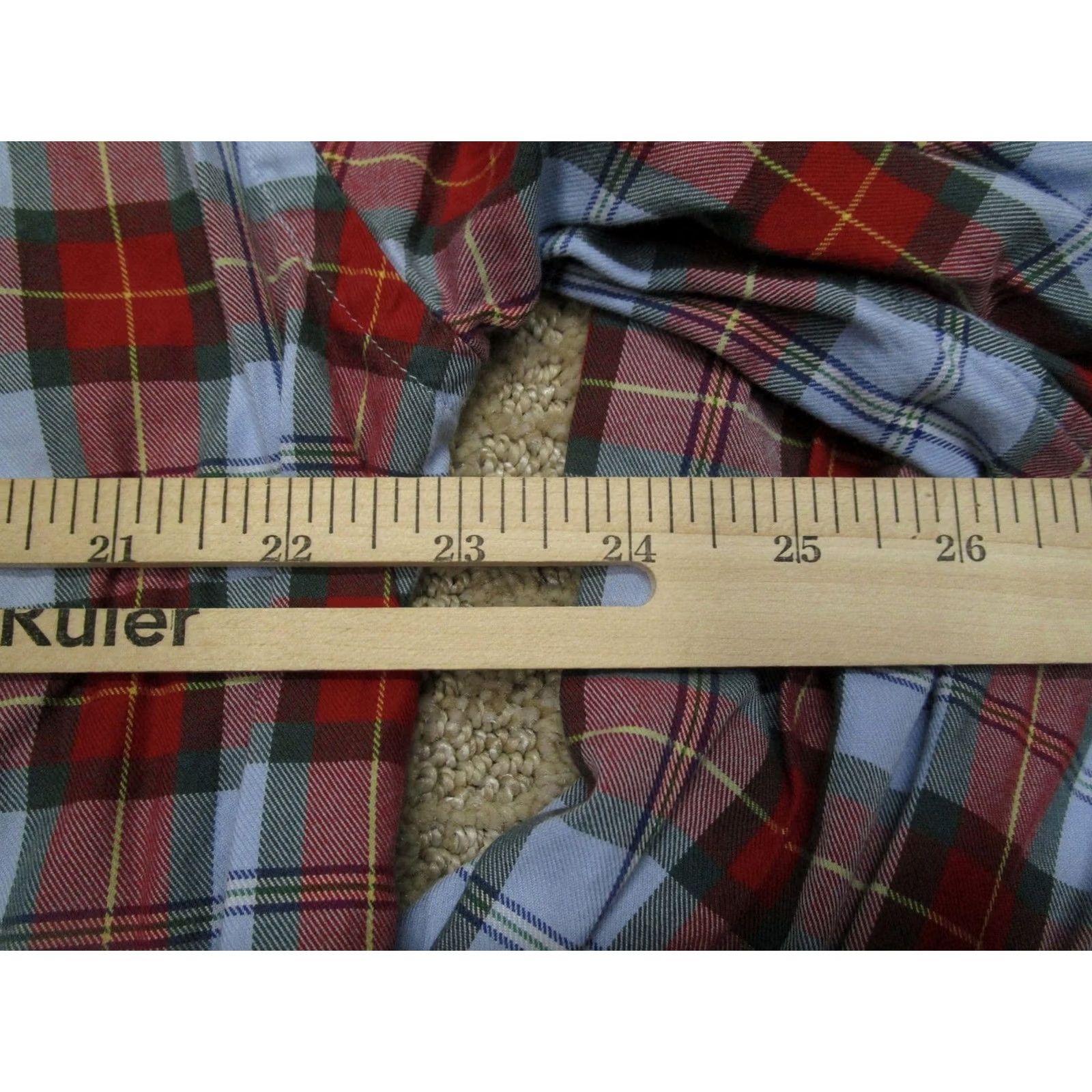 Vineyard Vines VINEYARD VINES Shirt Mens Large Blue Red Plaid Tucker Button-Down Classic Fit Size US L / EU 52-54 / 3 - 5 Thumbnail
