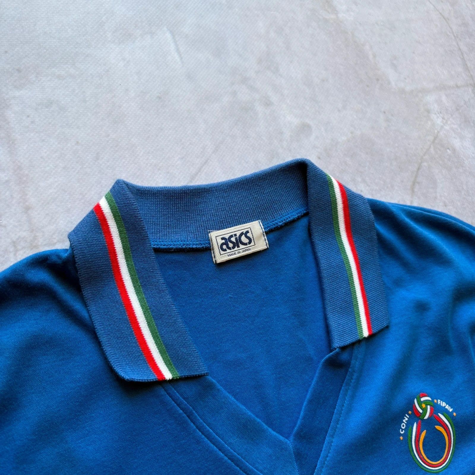 Asics 1996 Asics #8 Bracci Italy Volleyball Jersey Coni Fipav Size US L / EU 52-54 / 3 - 8 Thumbnail