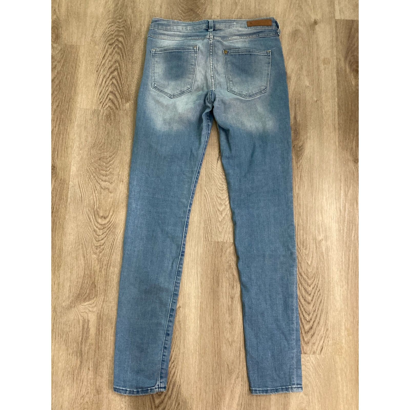 H&M H&M Women's High Waist Super Skinny Stretch Jeans Blue 28 Size 29" - 3 Thumbnail