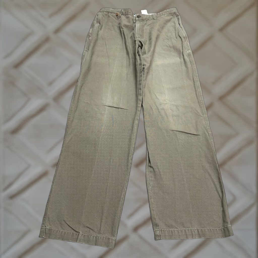 Vintage Columbia Mens Pants Carpenter 34x32 Brown Cotton Canvas Workwear Straight Leg Size US 32 / EU 48 - 1 Thumbnail