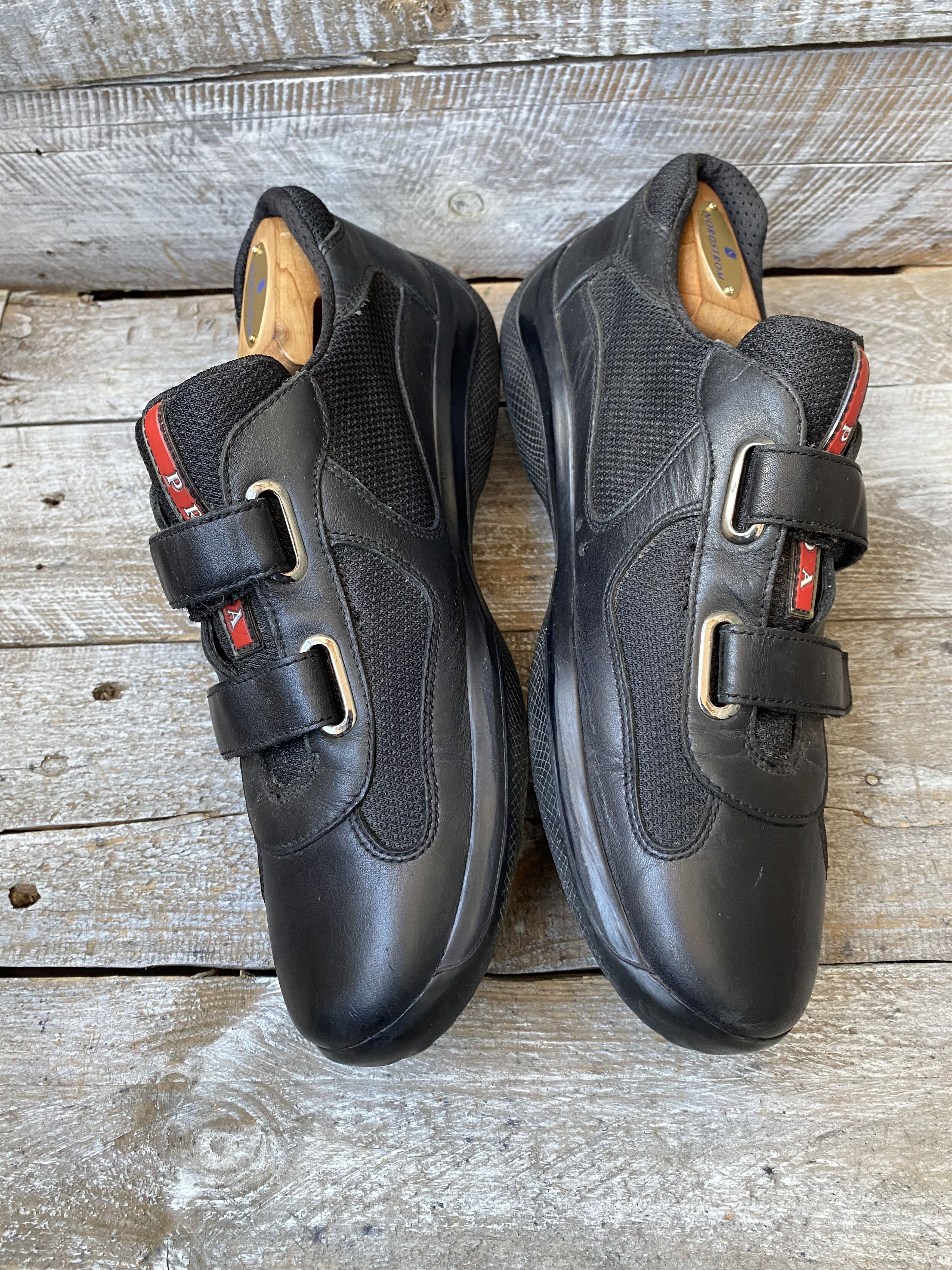 Prada Prada american cup strappy low top sneakers sz 8 Size US 8 / EU 41 - 10 Thumbnail