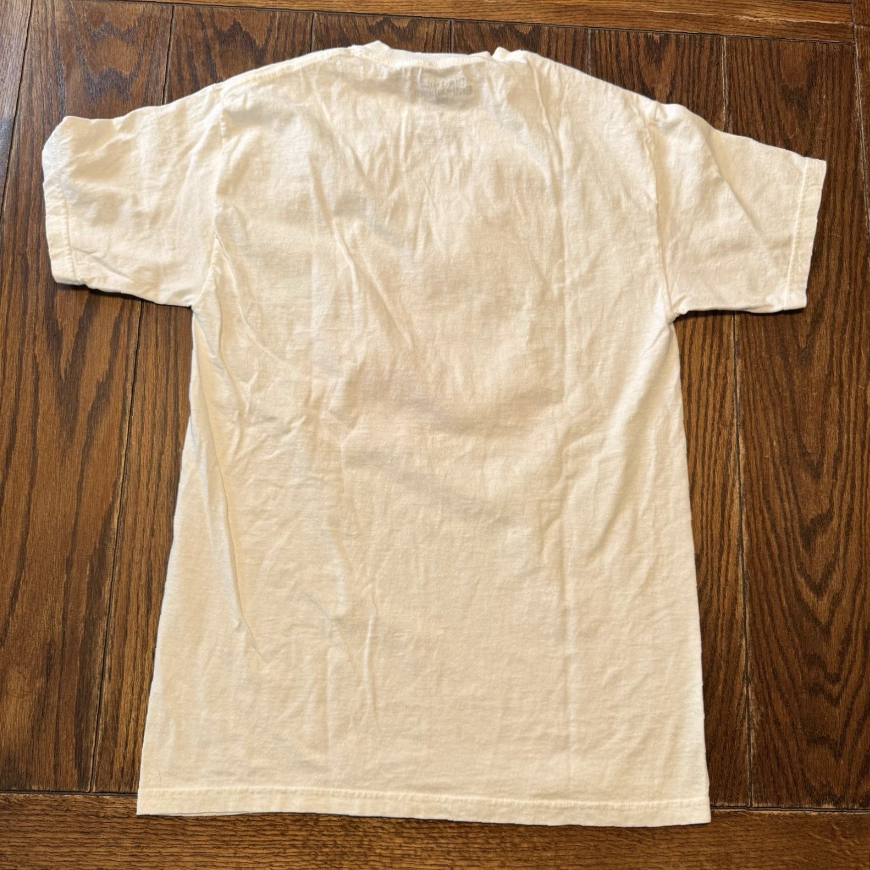 Vintage Curb Your Enthusiasm T-Shirt Leon You Can’t Pause Toast HBO Medium White Cotton Crew Neck Short Sleeve Mens USA Comedy Shirt Size US M / EU 48-50 / 2 - 4 Thumbnail