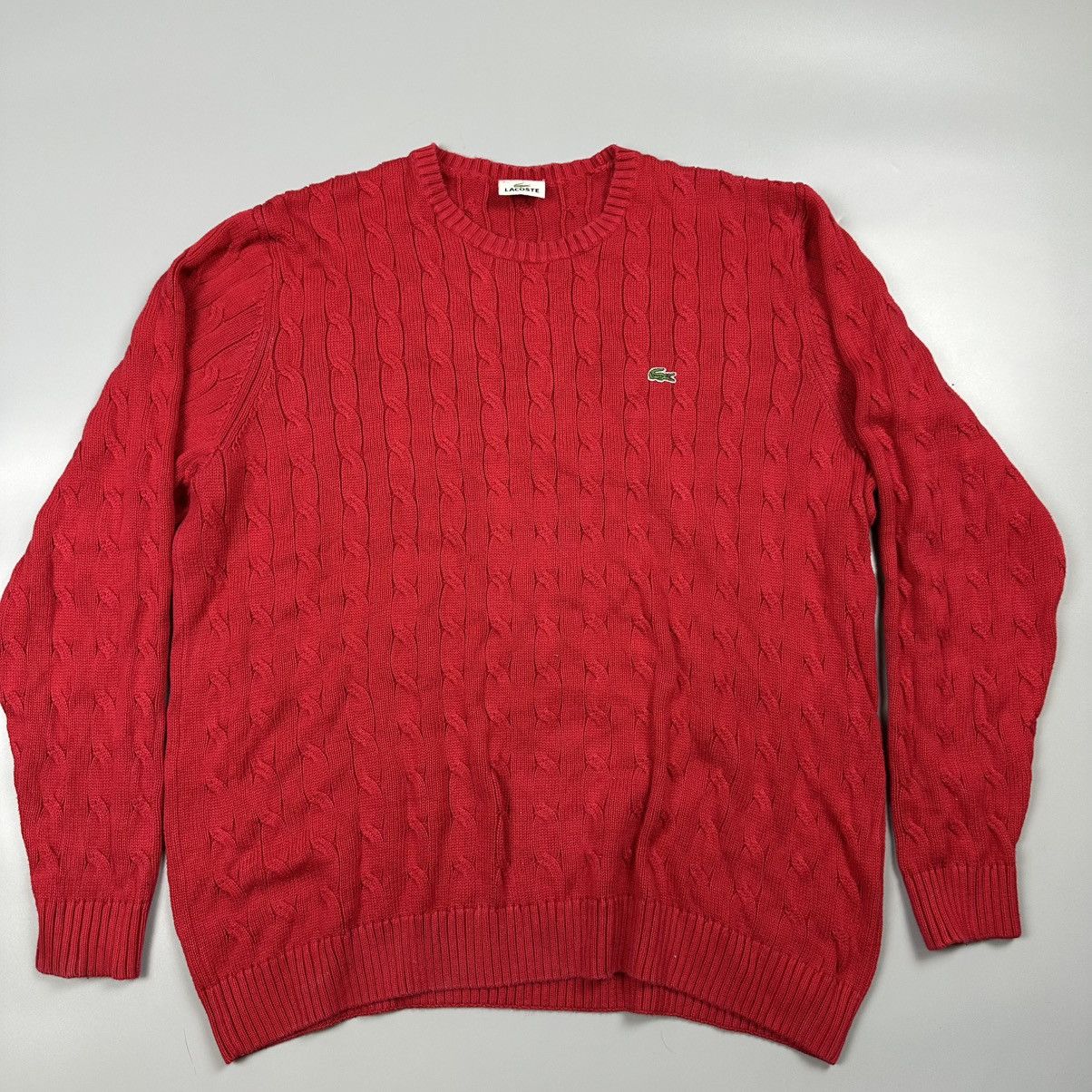Lacoste Vintage Lacoste Knit Sweater Size US XL / EU 56 / 4 - 1 Thumbnail