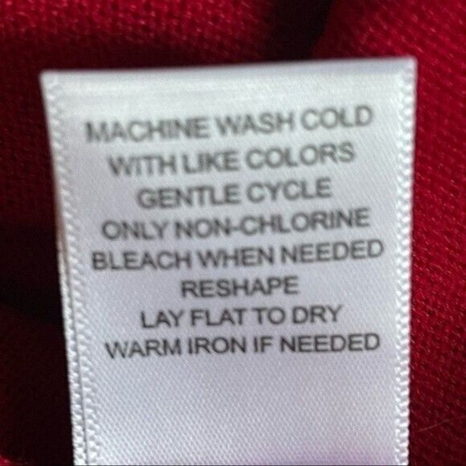 Other Lety & Me Women's Sweater Simple Basic Red Black Size XL Size XL / US 12-14 / IT 48-50 - 7 Thumbnail