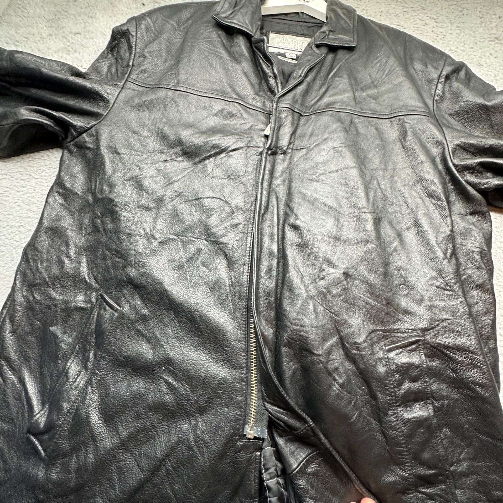 Wilsons Leather Wilsons Leather M Julian Leather Coat Thinsulate Insulated Size US L / EU 52-54 / 3 - 8 Thumbnail