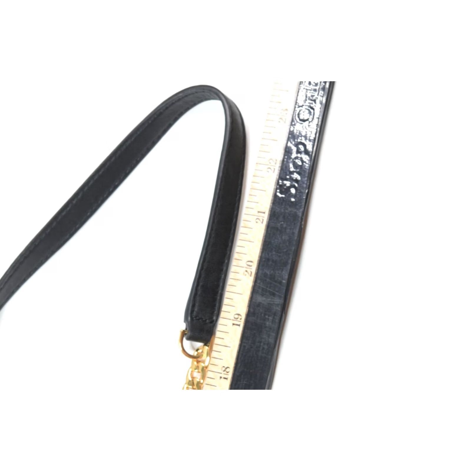 Marc Jacobs Marc Jacobs Shoulder Bag Mini Black Leather Gold Chain Essentials Womens Size ONE SIZE - 8 Thumbnail