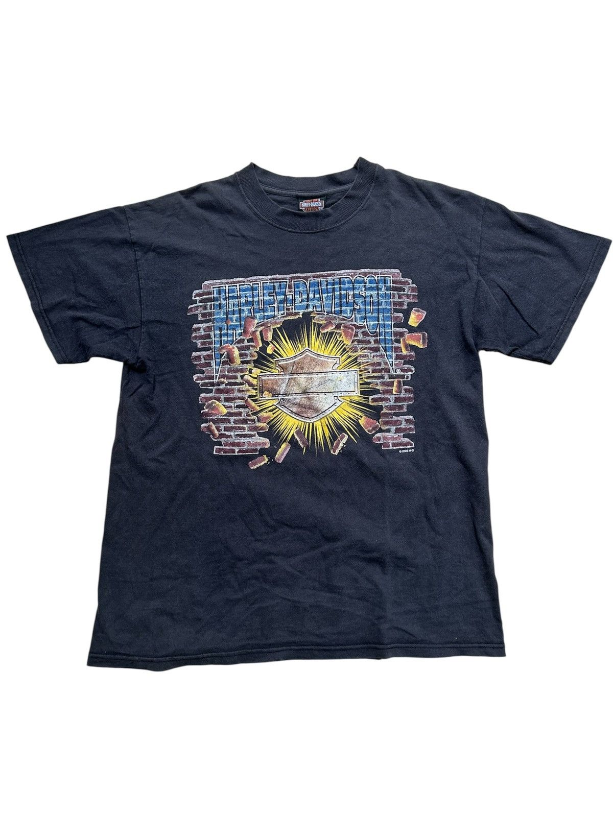 Harley Davidson Vintage Harley USA Tee – Rare Japan Graphic 90s Biker Size US L / EU 52-54 / 3 - 1 Thumbnail