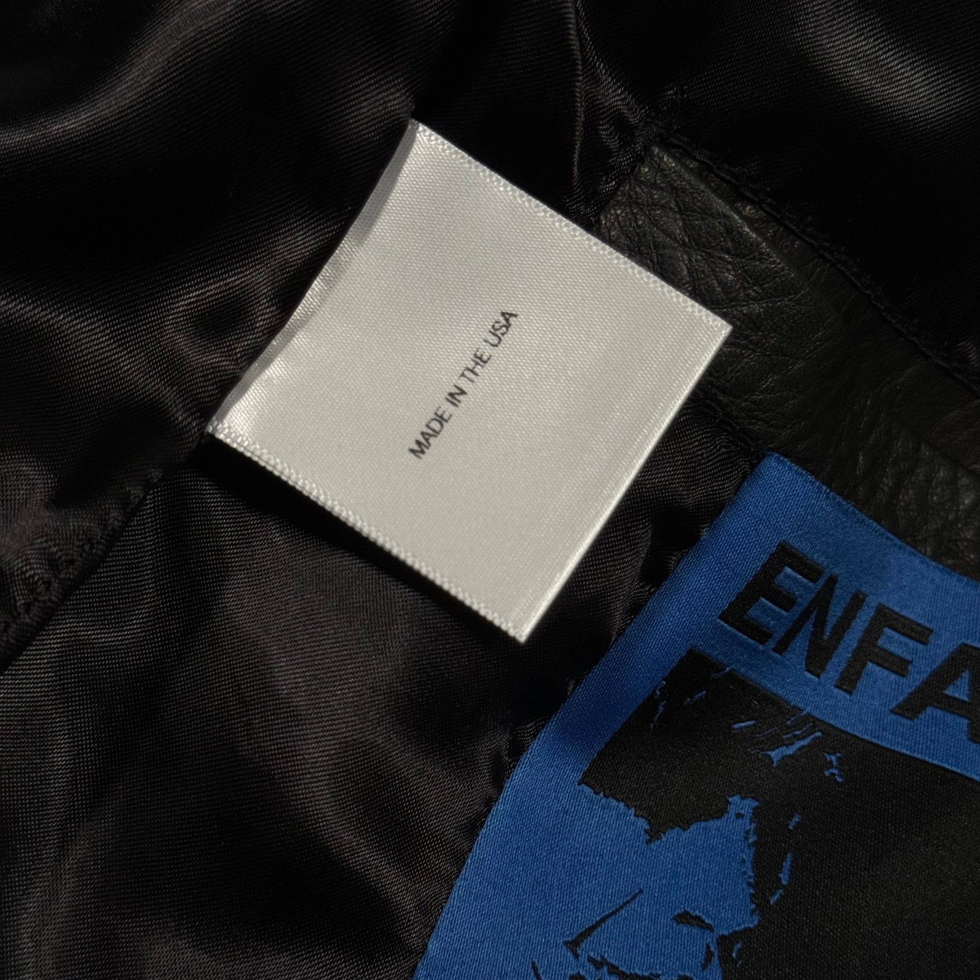 Enfants Riches Deprimes ERD Shooting Gallery Leather Biker Jacket FW22 Size US S / EU 44-46 / 1 - 7 Thumbnail