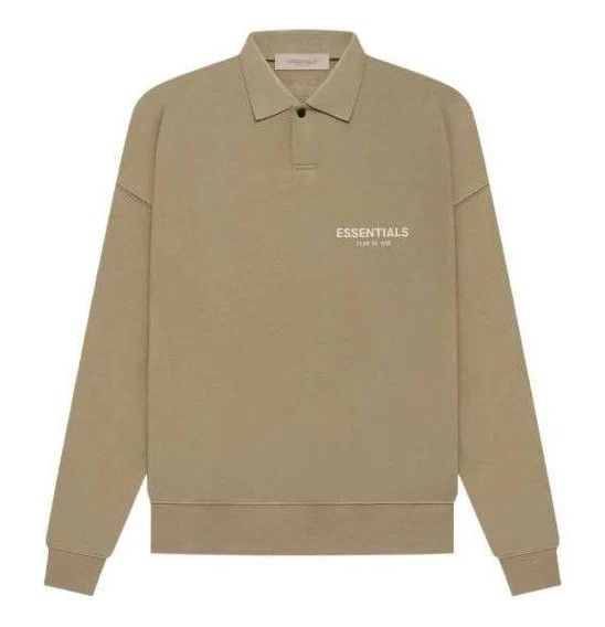 FOG Essentials Oversized Knit Polo Sweater