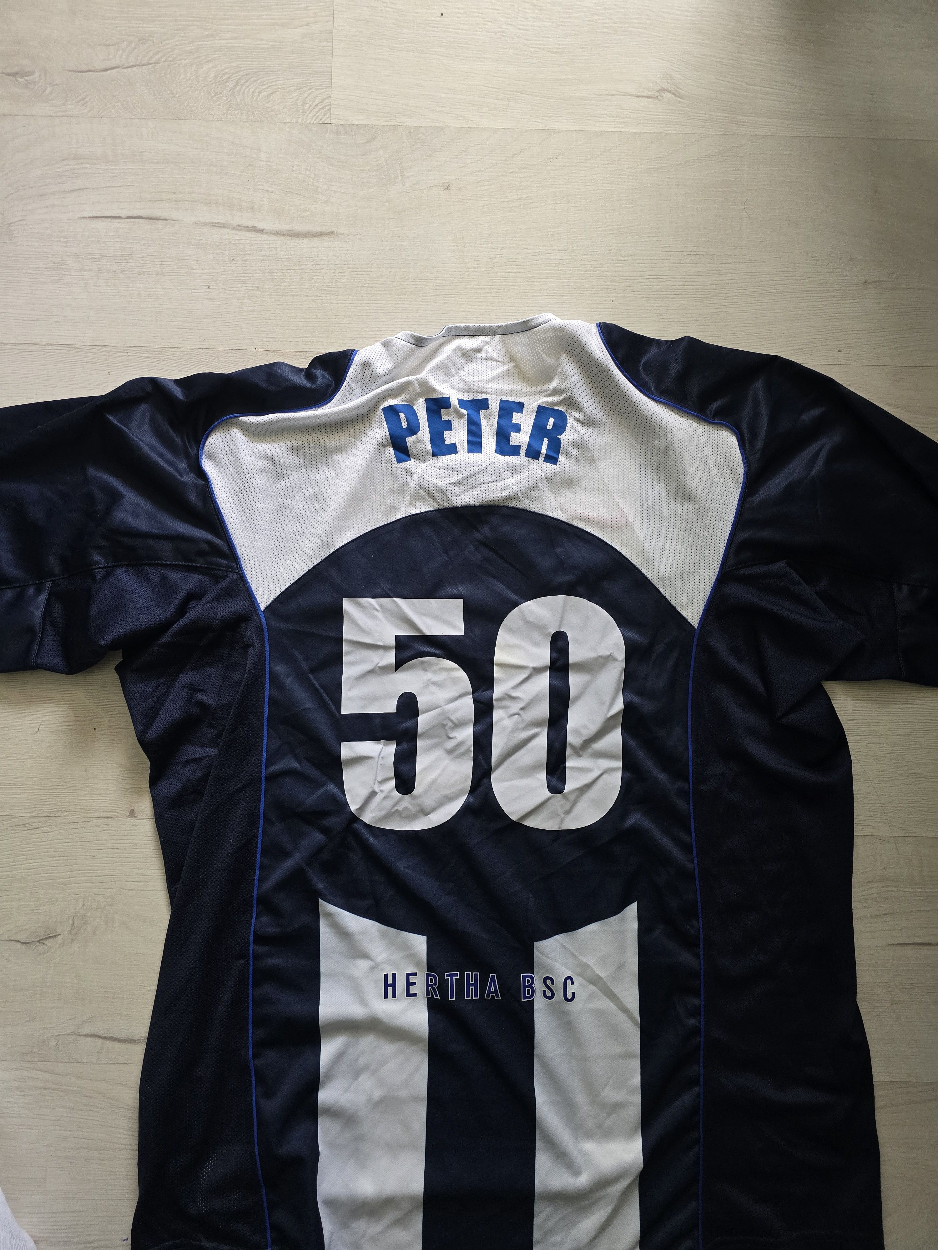 Nike Vintage Nike Hertha bsc berlin 50 peter Size US XL / EU 56 / 4 - 2 Thumbnail