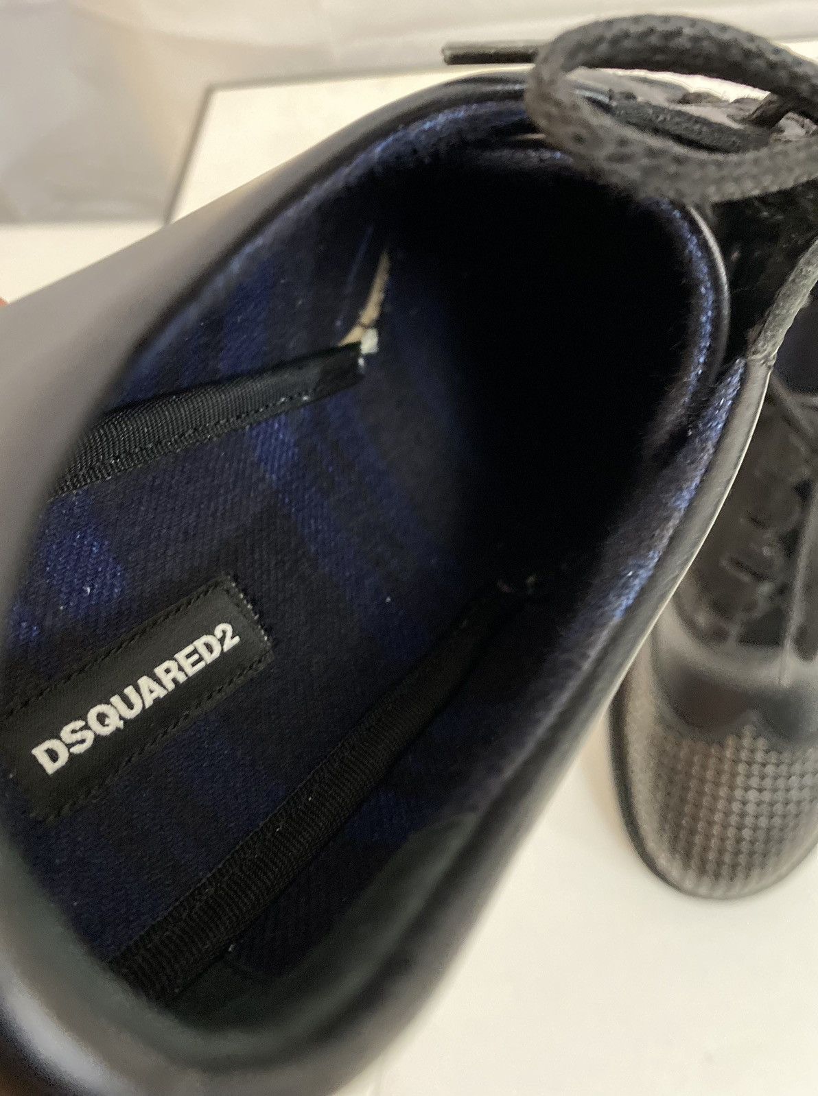 Dsquared2 Dsquared2 🇮🇹 Black Leather Metalhead Wingtip Derby 12 NEW Size US 12 / EU 45 - 19 Thumbnail