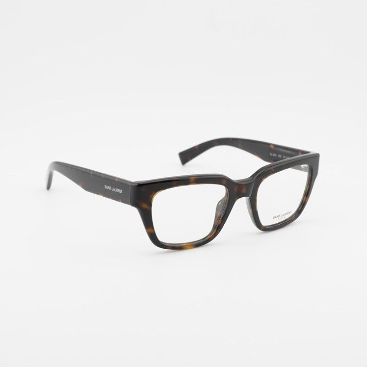 Saint Laurent Paris Saint Laurent SL804 002 Eyeglasses Havana 51mm Square Frame Size ONE SIZE - 5 Thumbnail