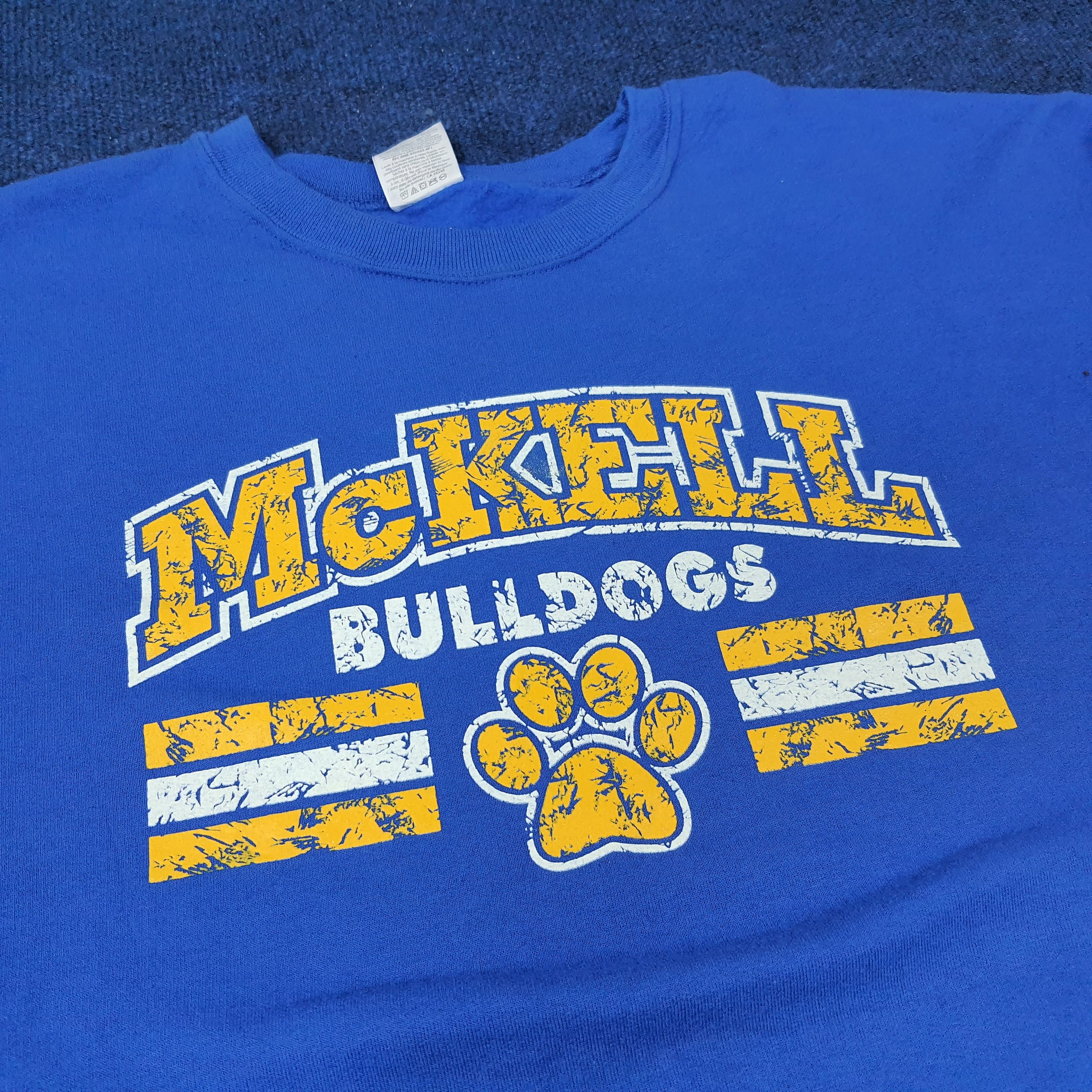 Vintage Vintage McKell Bulldogs Sports College Sweatshirt C230N23 Size US XXL / EU 58 / 5 - 2 Thumbnail