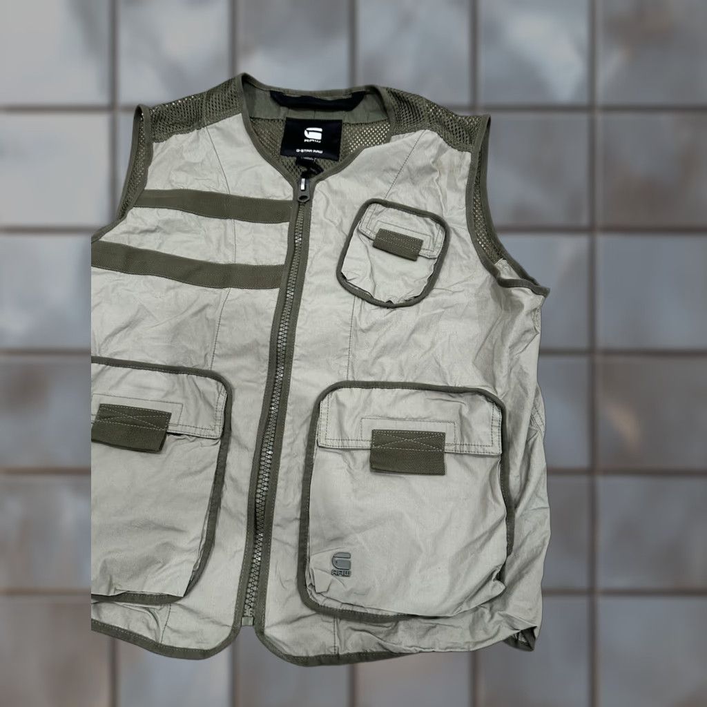 G-Star G-Star Vest NWT Regular Cotton Military Jacket Size L Green Pockets Poplin Utility Mix Size US L / EU 52-54 / 3 - 1 Thumbnail
