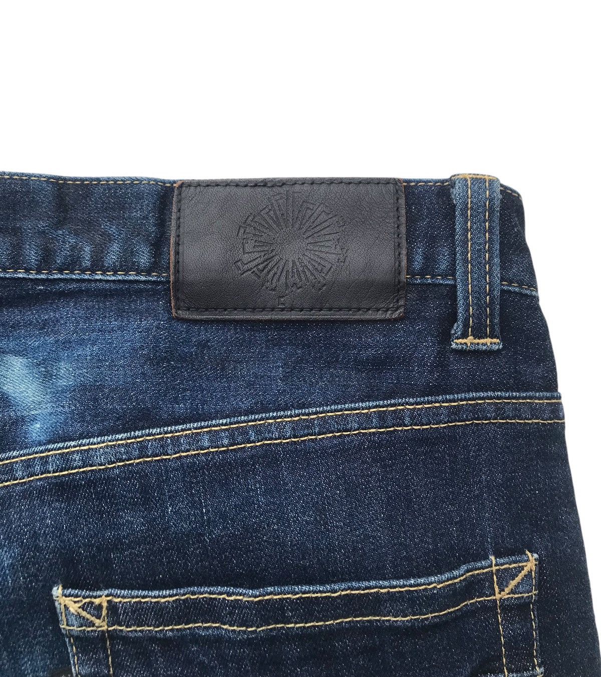 If Six Was Nine Tornado Mart Japan Bleached Distressed Denim Size US 34 / EU 50 - 13 Thumbnail
