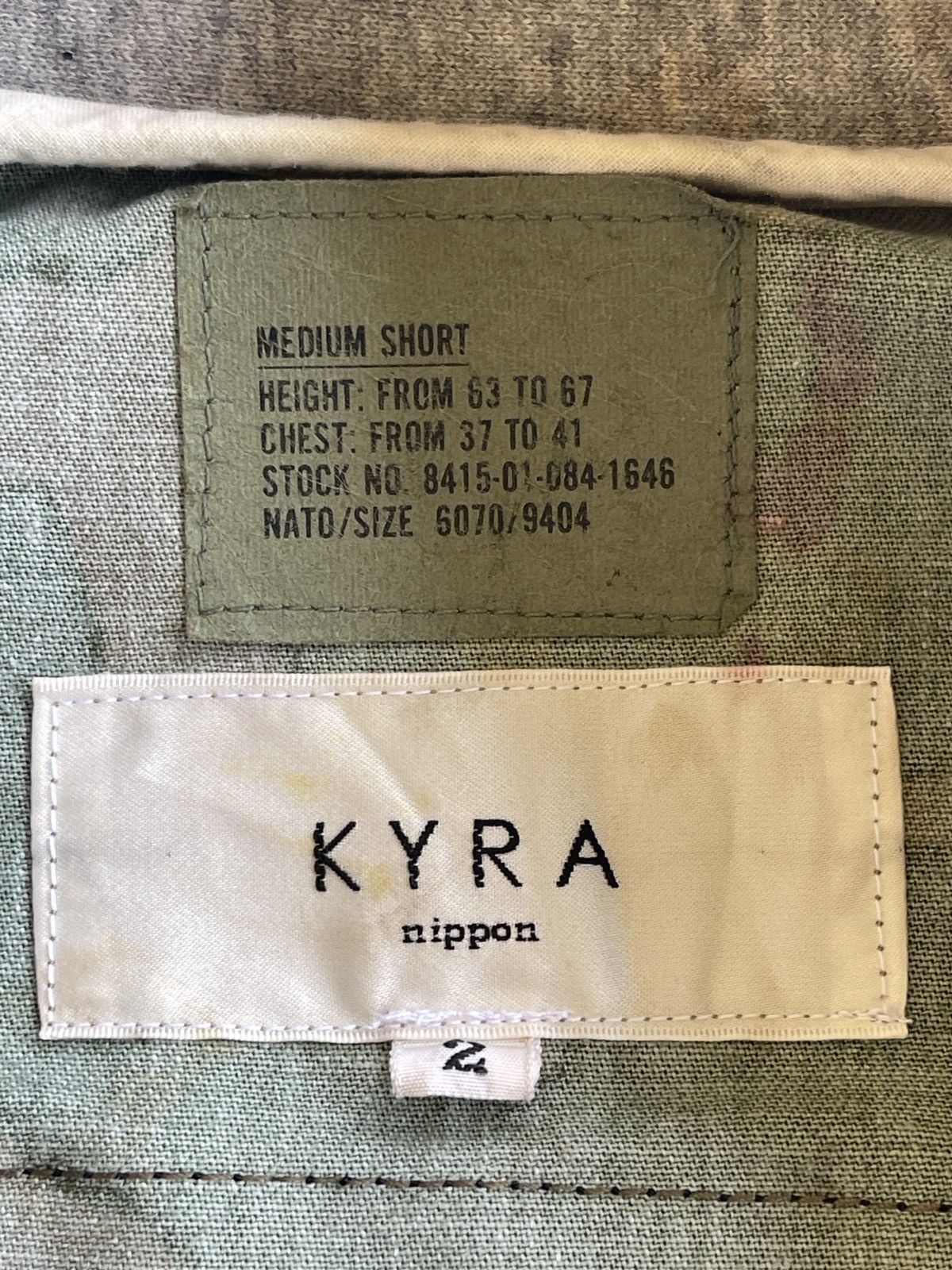 Vintage KYRA Camouflage Remake Visvim Style Kimono Jacket Size US M / EU 48-50 / 2 - 11 Thumbnail