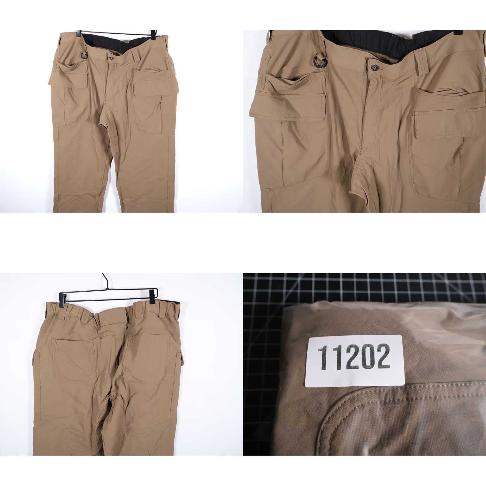 Vintage Duluth Cargo Pants Men's 2XL x 30 Brown Nylon Stretch Lined Pockets Workwear Denim? Size US 42 / EU 58 - 9 Thumbnail