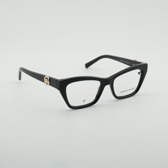 Longchamp Longchamp LO2762 001 Eyeglasses Black 51mm Cat Eye Frame Size ONE SIZE - 1 Thumbnail