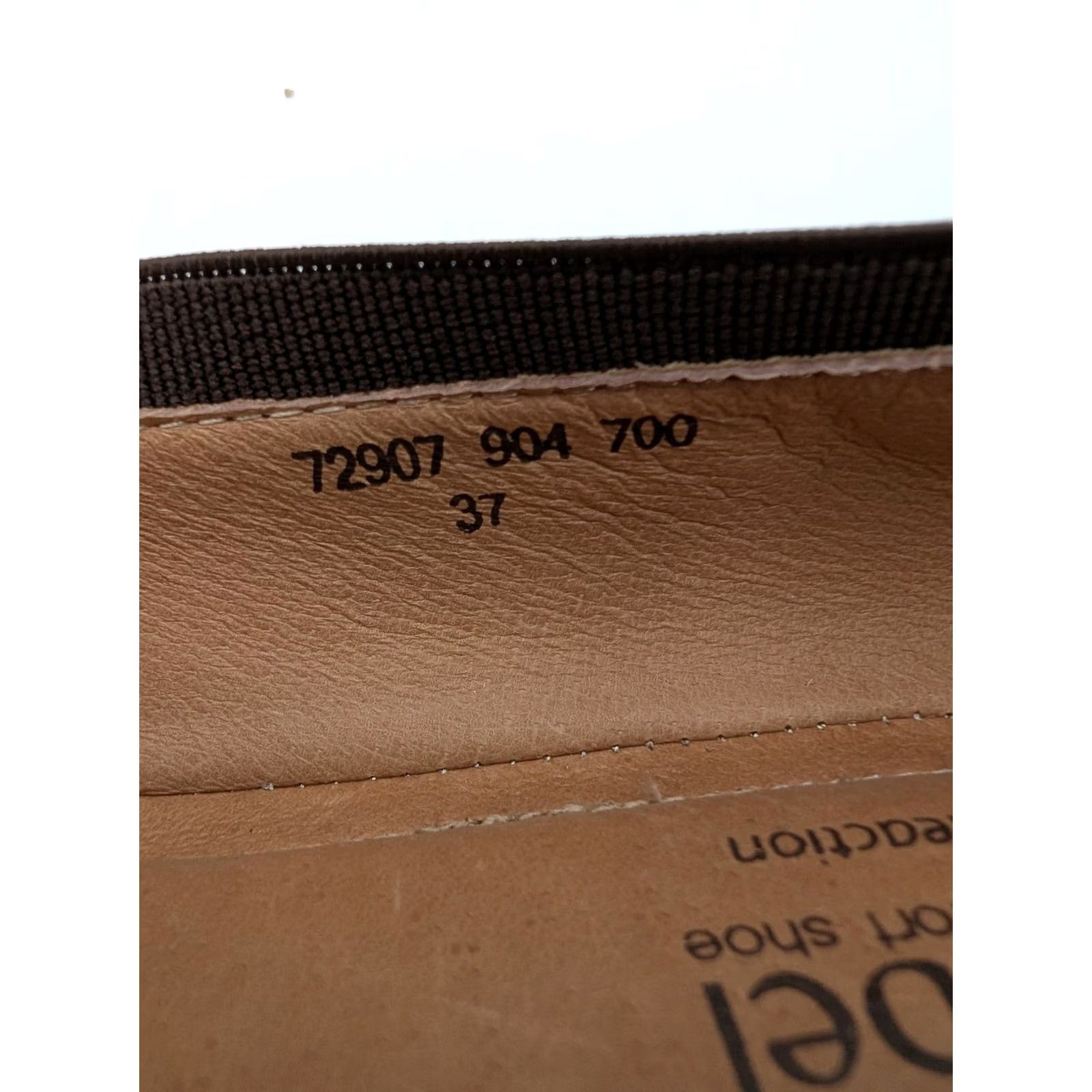 Vintage Josef Seibel Ballet Flats Womens 6.5 Gray Leather Double Air Reaction Flat Casual Shoes Size US 7 / IT 37 - 6 Thumbnail
