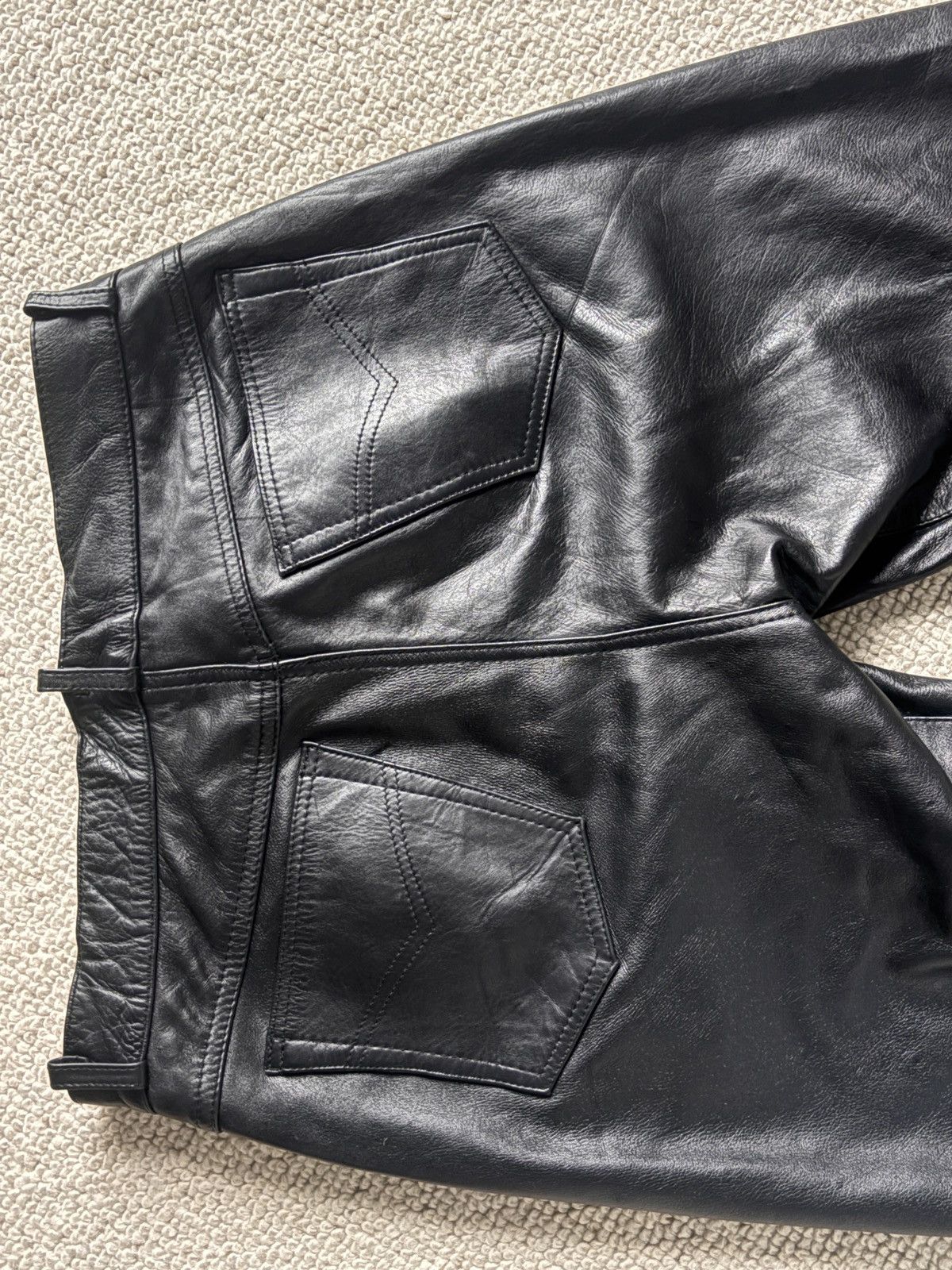 Leather Authentic Leather Trousers Size US 34 / EU 50 - 1 Thumbnail