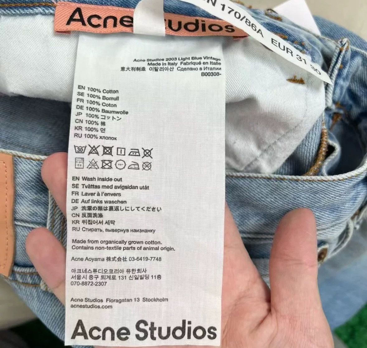 Acne Studios Acne studios Blue washed jeans 2412-Nextarrow Size US 31 - 6 Thumbnail