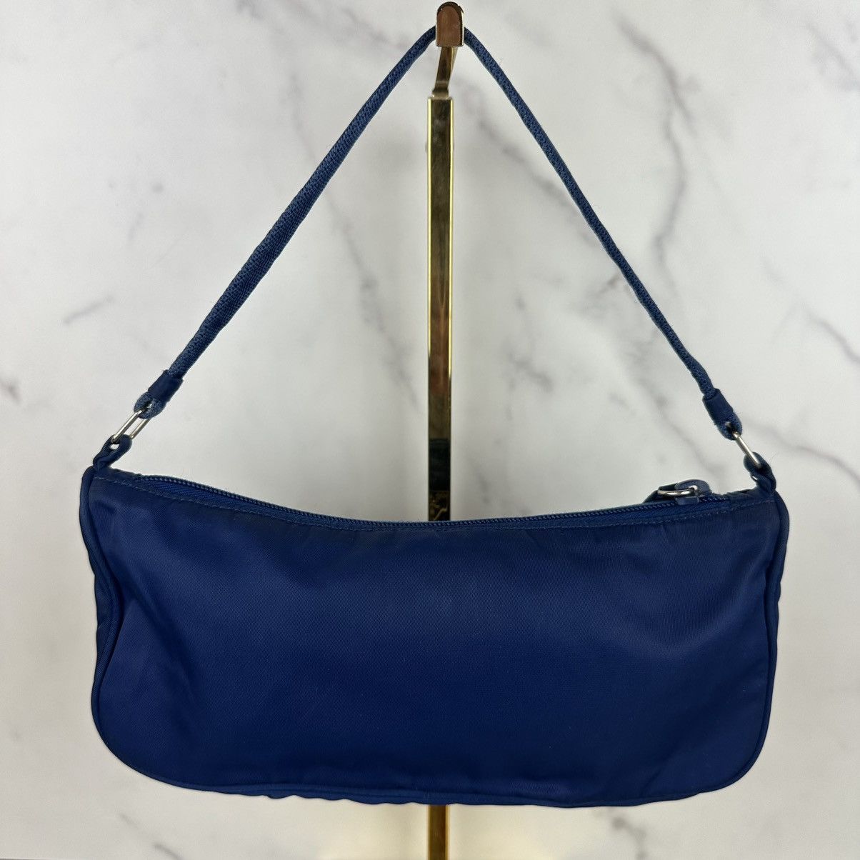 Prada Blue Prada Nylon Pochette Size ONE SIZE - 5 Thumbnail