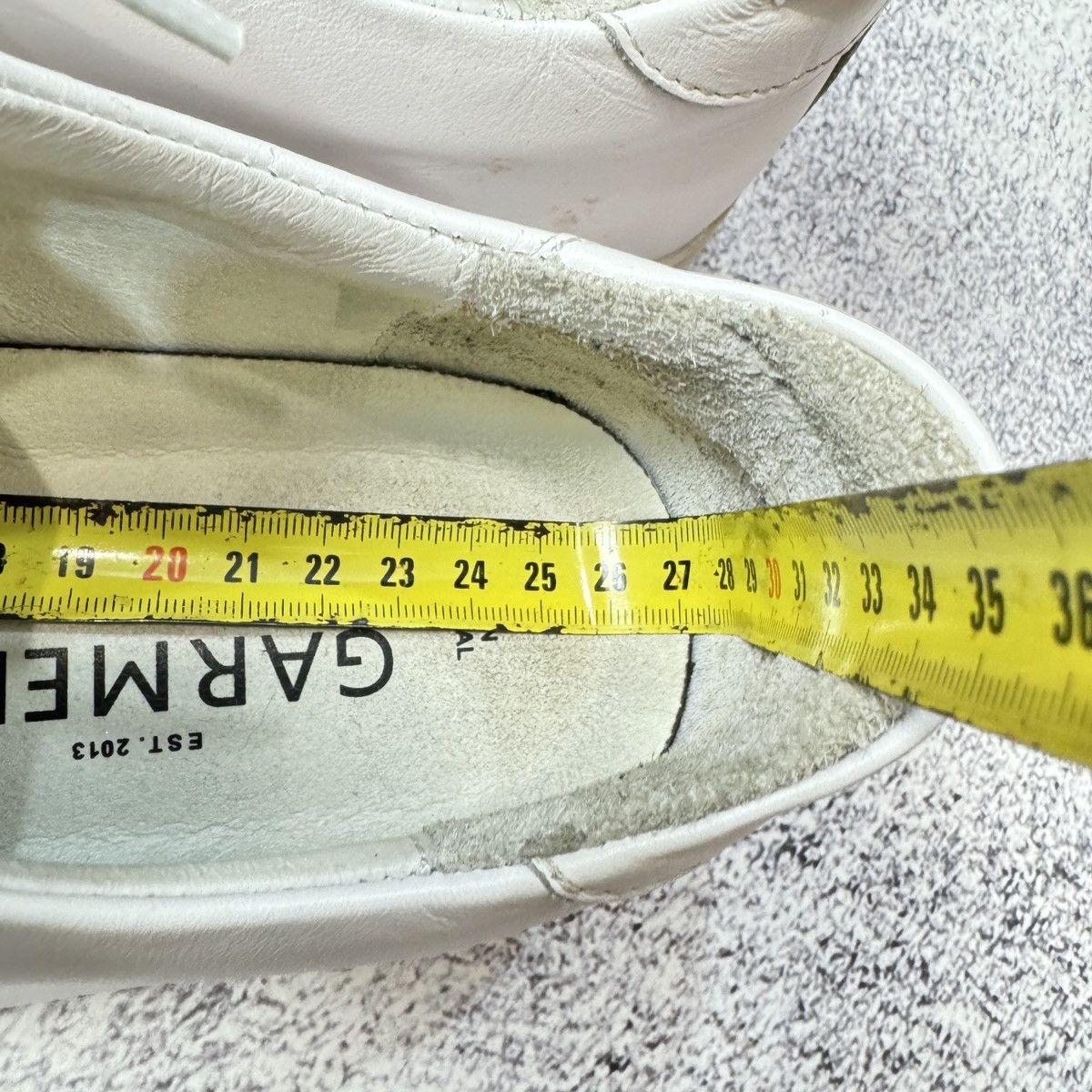 Designer × Garment Project Garment Project White Leather US9 UK8 EU42 27cm Size US 9 / EU 42 - 11 Thumbnail
