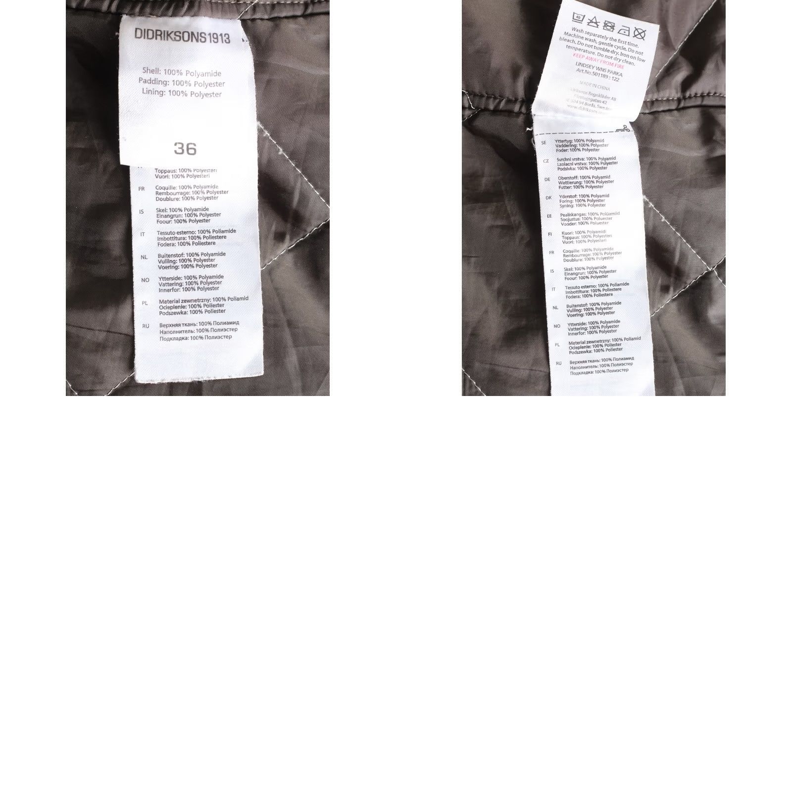 Vintage DIDRIKSONS LINDSEY PARKA Jacket Women Size 36 Fur Hooded Waterproof MJ6387 Size XS / US 0-2 / IT 36-38 - 8 Thumbnail