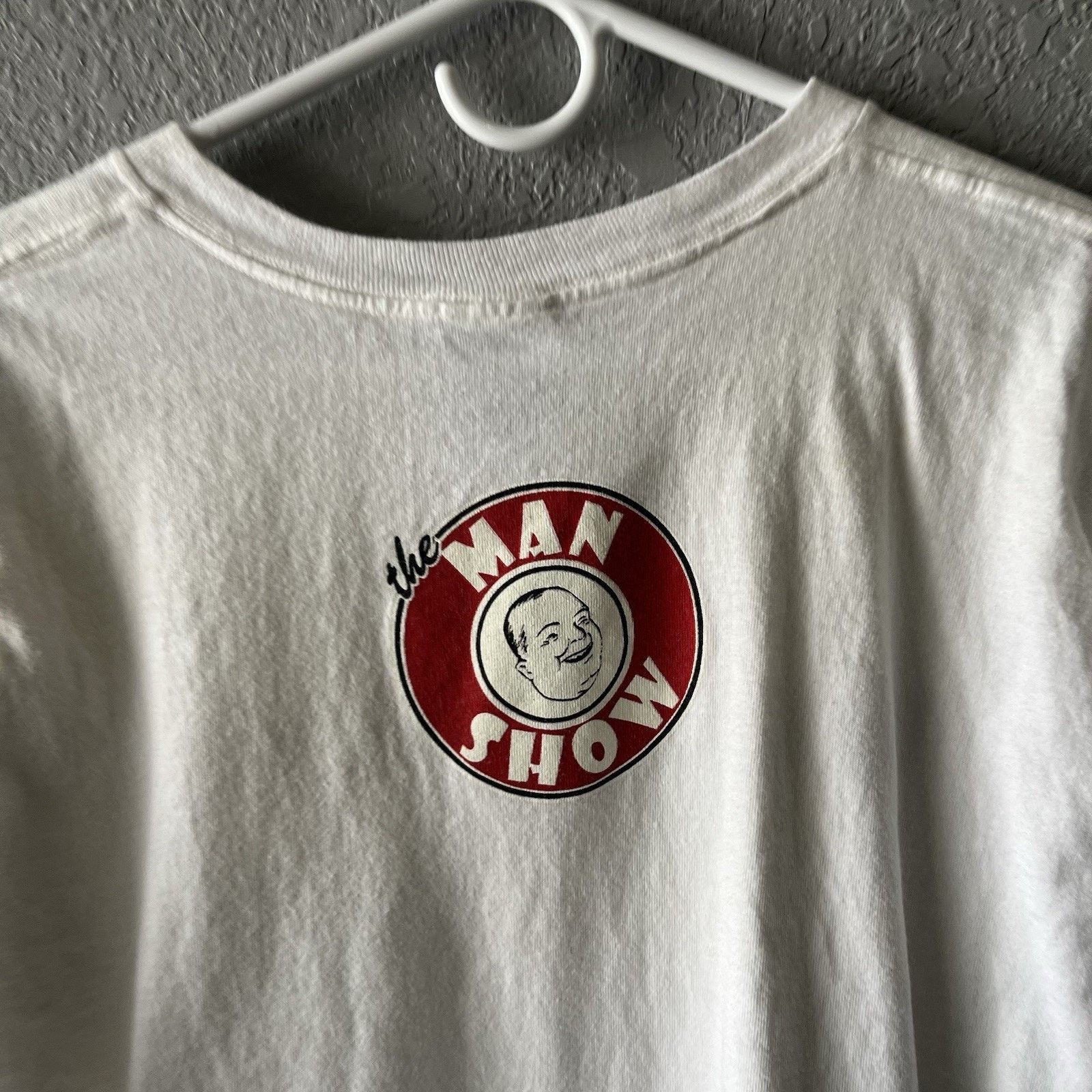 Fruit Of The Loom Vintage 1999 The Man Show White Tshirt Men’s Large Minimal Size US L / EU 52-54 / 3 - 6 Thumbnail