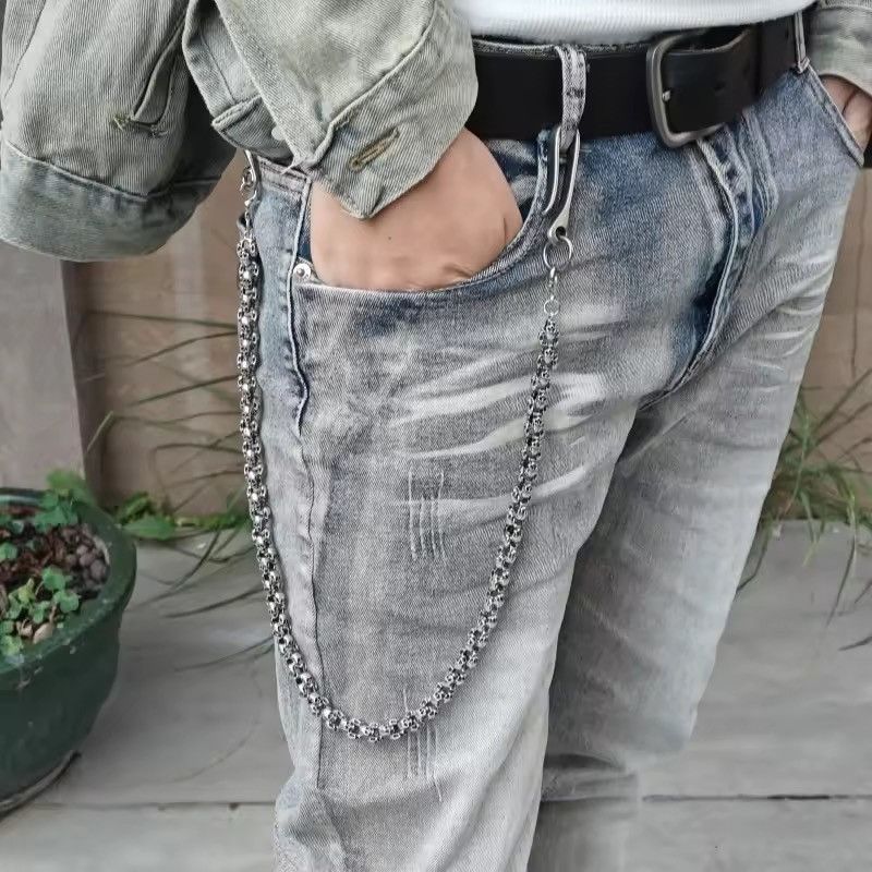 Vintage Skull Pants Chain Unisex Wallet Chain Size ONE SIZE - 8 Thumbnail