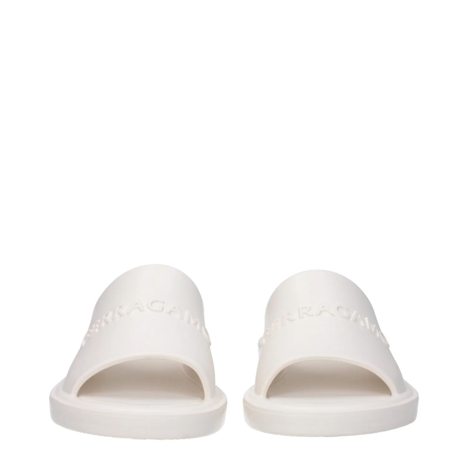Salvatore Ferragamo ob1o1e1224 Rubber Slippers in White Size US 5 / IT 35 - 3 Thumbnail