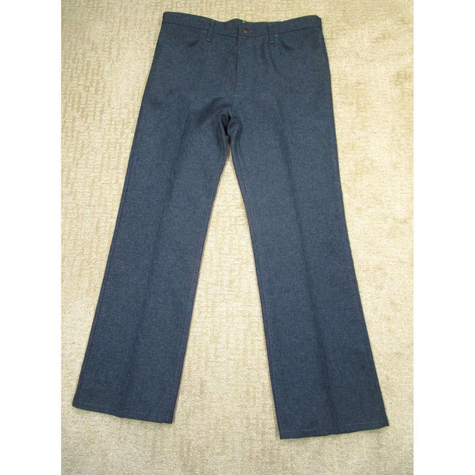 Wrangler Wrangler Cowboy Cut Pants Men 38 Heather Blue Bootcut Dress Pants Western Cowboy Trousers Size US 38 / EU 54 - 2 Thumbnail