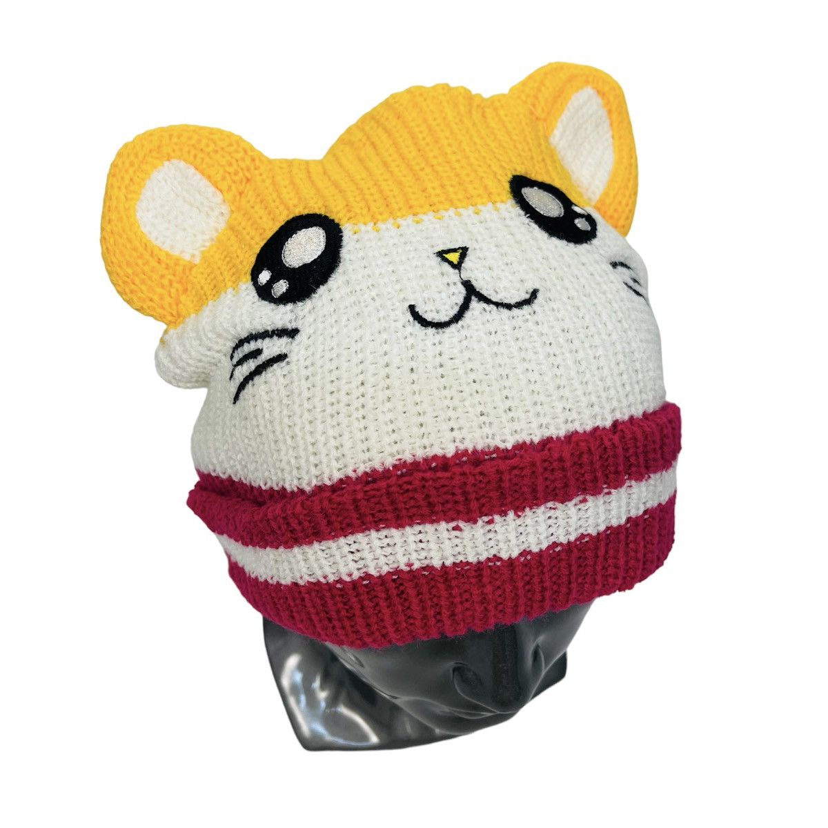 image of Anima x Hat Hamtaro Mouse Beanie Hat in Yellow, Men's