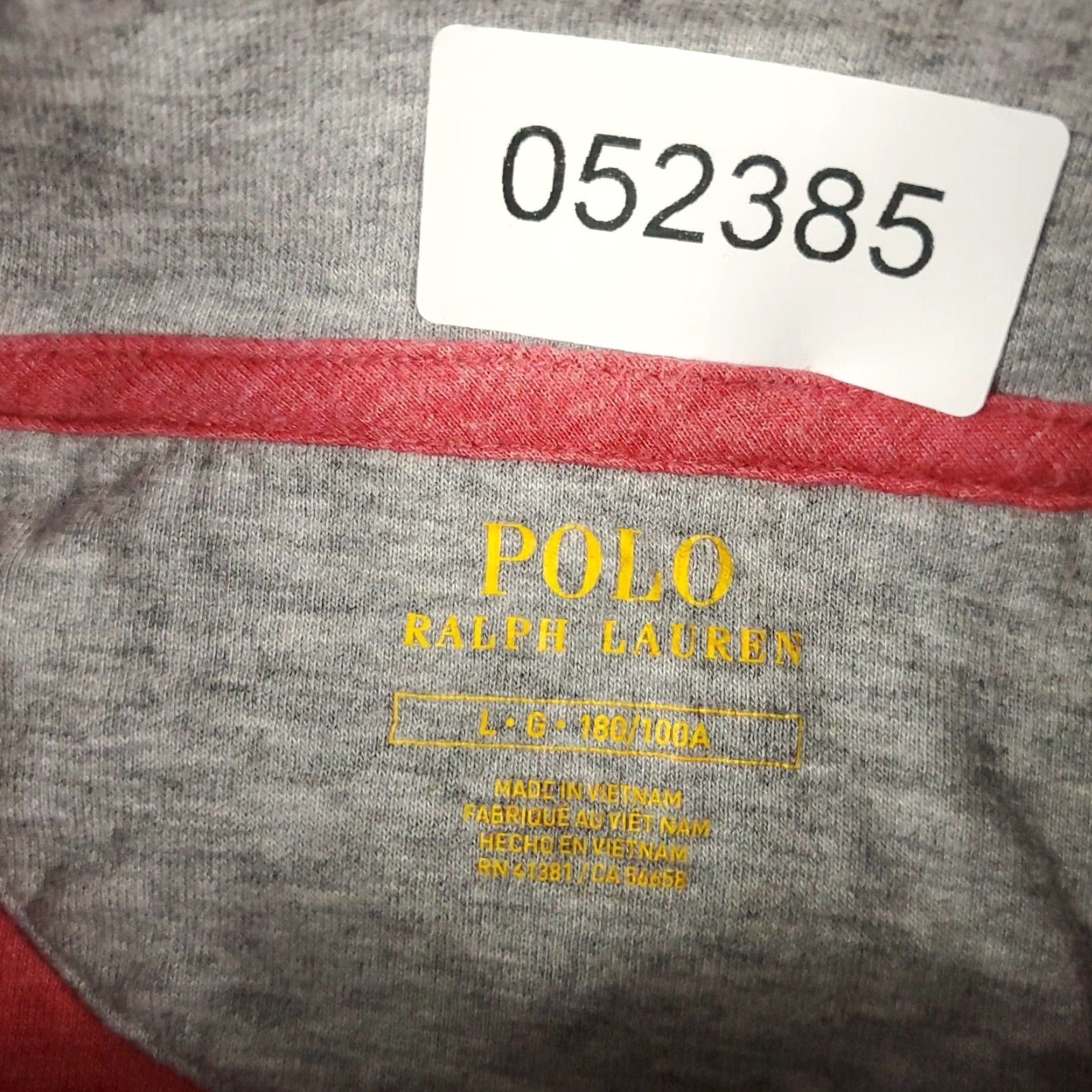 Ralph Lauren Ralph Lauren Red Pony 1/4 Zip Pullover Sweater Mens Large Cotton Long Sleeve Size US L / EU 52-54 / 3 - 8 Thumbnail