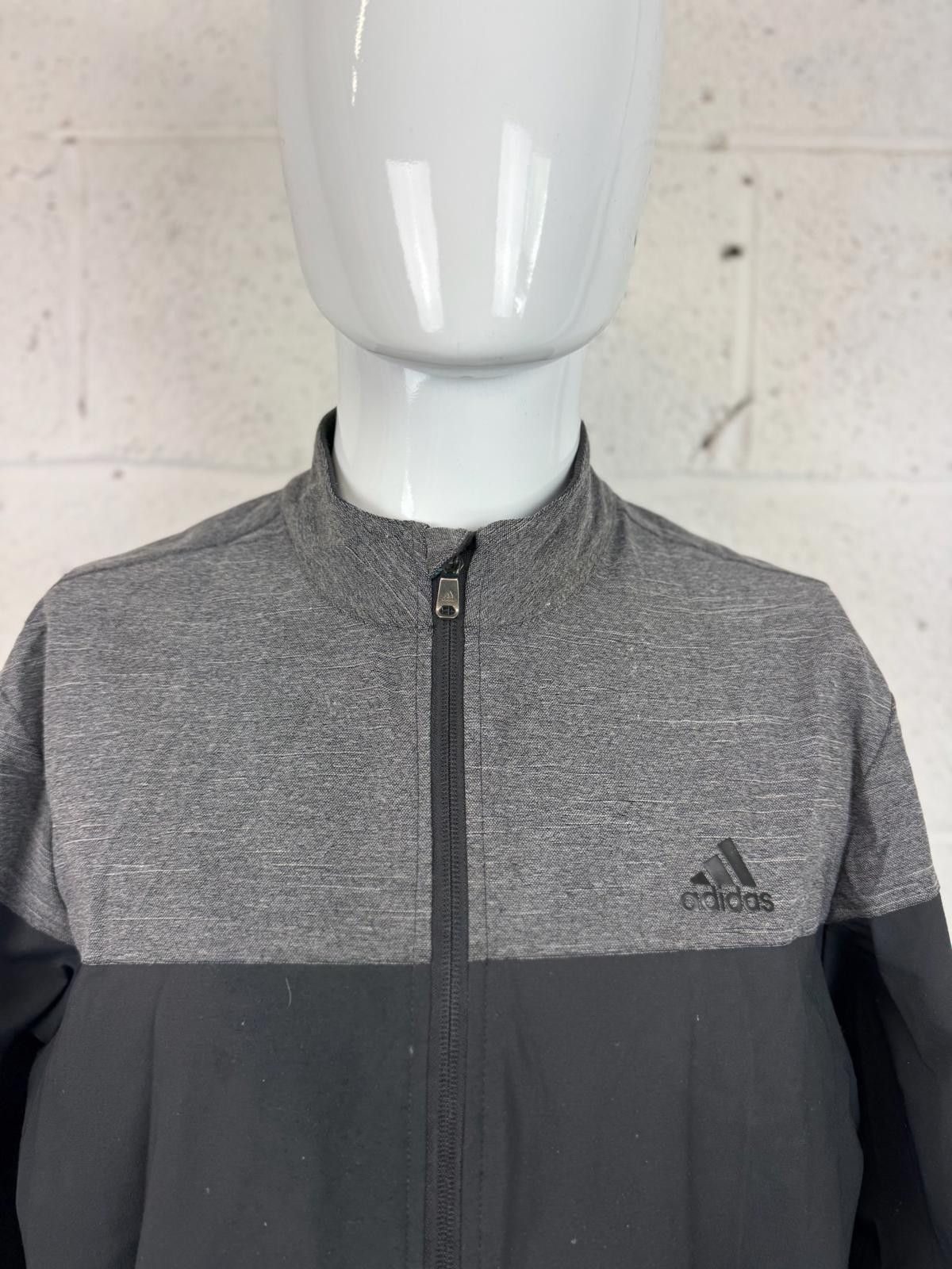 Adidas Adidas Men's Activewear Jacket Black and Gray Size M Size US M / EU 48-50 / 2 - 3 Thumbnail